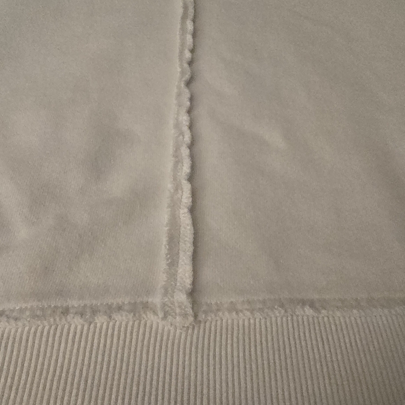 Aerie Oversized Crewneck Sweatshirt Size M Colour White 100% Cotton - Picture 12 of 15